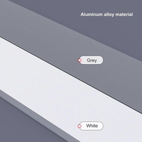 Aluminum Cornice Board for Drapery, Ceiling-Mounted Blackout CurtainPelmet Panel, 13.1ft Length, Stylish White Design for Living Room Décor in Kuwait