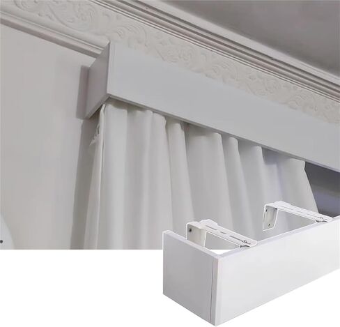 Extra Long CurtainPelmet Box Panel Cover 440cm (14.4ft) - Divider Roller Blinds CurtainBaffle for Elegant Window Treatments in Kuwait