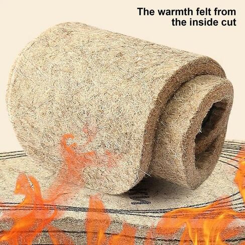 Felt Thermal Insoles Soft Plush Sweat Absorbent Breathable Boots Pad Keep Foot Warm Thicken Winter Warm Shoes Cushion Heat Pad in Kuwait