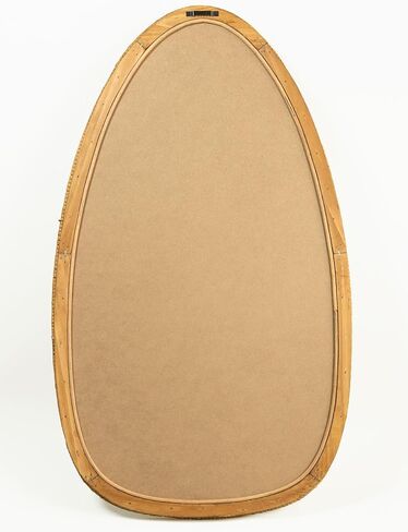 Rattan Boho Mirror for Decor, 31.5" x 18" Handmade Wall Mirror that is Farmhouse and Boho Wall Decor Style, Ideal for Hanging in the Bedroom, Living Room, Entryway, Nursery in Saudi Arabia