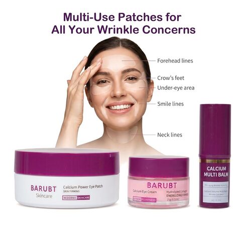 Calcium Volume Multi Balm Stick + Under Eye Patch 60ea + Calcium Eye Cream – Collagen Firming Bundle Set, Eye Hollow Plumping, Smoothing & Depuffing, Long-Lasting Hydration, Daily Anti-Aging Support in Saudi Arabia