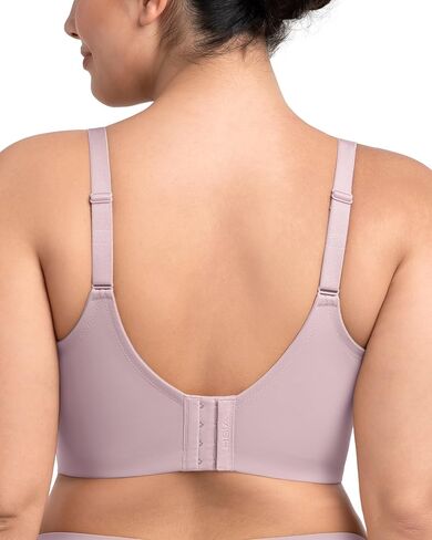 HSIA Bras for Women Minimizer Full Coverage Seamless Plus Size Longline Unlined Underwire Back Smoothing Bra, Grey Purple 36DD in Kuwait