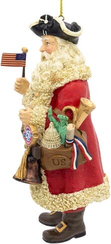 Kurt Adler 250th Anniversary 1776 American Santa in Kuwait