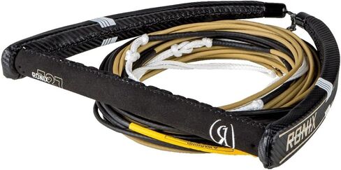Ronix 727 Pro Foil Combo - 14in. Handle - 77.5ft. 10-Sect. R8 Rope - Black/Gold in Kuwait
