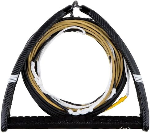Ronix 727 Pro Foil Combo - 14in. Handle - 77.5ft. 10-Sect. R8 Rope - Black/Gold in Kuwait