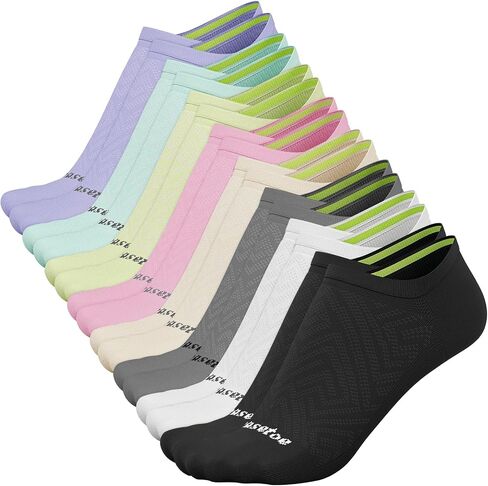 No Show Socks Women, 8 Pairs Low Cut Ankle Non Slip Casual Invisible Liner Athletic Running Socks in Saudi Arabia
