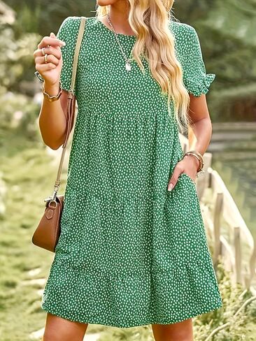 Women's Spring Fall Ruched Bodycon Mini Dress Short Puff Sleeve Ruffle Fitted Cocktail Party Dresses in Kuwait