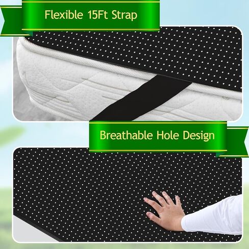 Grounding Mat for Bed Feet Sleep Yoga Pet Desk Grounding Pad for Energy Balance Wellness with 15ft Grounding Cord 23.6"x35.5" in Kuwait