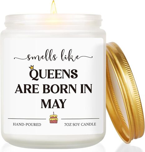 June Birthday Gifts for Women, Cool Woman Birthday Gifts Ideas for Mom Sister Mother Wife Girlfriend Aunt Best Friend Gemini, Queens are Born in June, Happy 30th 40th 50th 60th Bday Gift Candle in Saudi Arabia