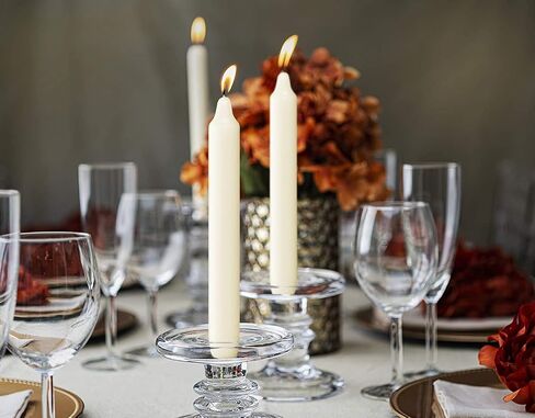 BOLSIUS Ivory Household Candles Bulk Pack 45 Count - Unscented Dripless 7 Inch Dinner Candlesticks - 6+ Hours Burn Time - Premium European Quality - Consistent Smokeless Flame - 100% Cotton Wick in Saudi Arabia