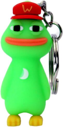 WASSIE Smolting Keychain – Soft PVC Collectible Keyring with Crescent Moon Detail, Cute Character Accessory for Bags, Keys & Everyday Carry in Kuwait
