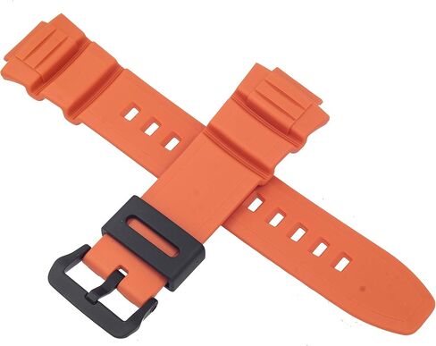 Casio plastic orange watch strap 10526077 for MCW-100H 26 mm in Kuwait