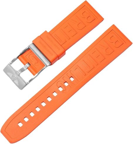 QGKYXT For Breitling navitimer avenger pin buckle Watchbands silicone Watch band 22mm 24mm colourful strap in Kuwait