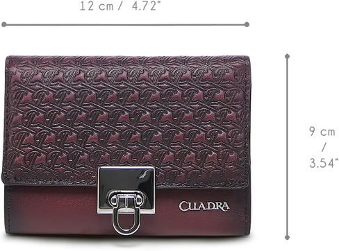 Cuadra Wallet for Women in Genuine Bovine Leather Red (RED) in Kuwait