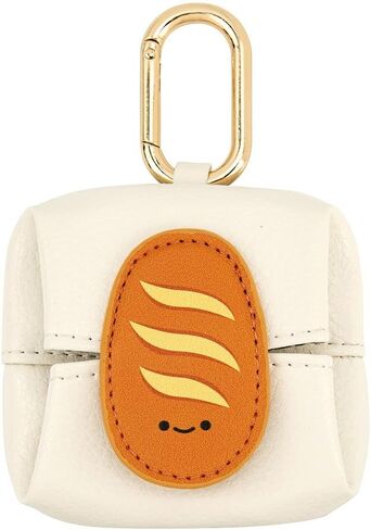 Cute Bread Coin Purse Keychain Mini Bag Charm Leather Fruit Wallet Backpack Pendant Small Earphone Case Money Pouch for Women in Saudi Arabia