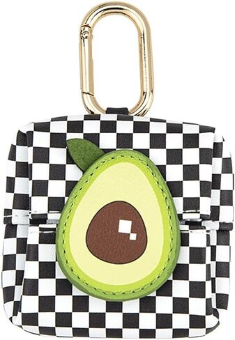 Cute Bread Coin Purse Keychain Mini Bag Charm Leather Fruit Wallet Backpack Pendant Small Earphone Case Money Pouch for Women in Saudi Arabia