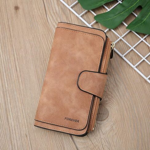 Women's Wallet, Made Of PU Leather, Anti-Theft Bi-fold Card Holder, With ID Card Window. in Kuwait