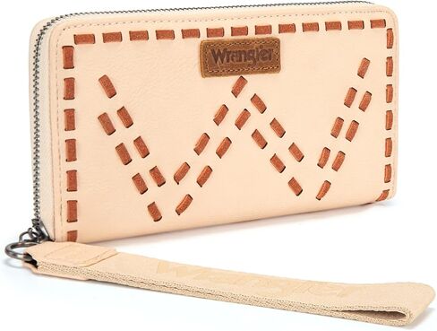 Montana West Wrangler Wristlet Wallets for Women Clutch Purse Retro Western Style Card Holder with RFID WG449-W130CF in Kuwait