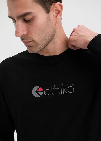 تي شيرت Ethika للرجال ذو أكمام طويلة برسوم جرافيك in Kuwait