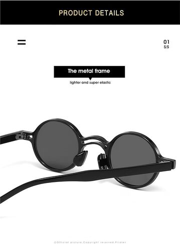 Outdoor Driving Men And Women Sunglasses Small Frame Round Party Decoration Sun Glasses in Kuwait