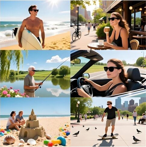 Outdoor Driving Men And Women Sunglasses Small Frame Round Party Decoration Sun Glasses in Kuwait