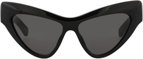 Gucci Women's Cat Eye Sunglasses, Recycled Acetate Frame, Gray Lenses, Designer Eyewear, Luxury Fashion Sunglasses, UV Protective Lenses, 57mm in Kuwait
