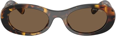 Miu Miu Women's Narrow Sunglasses, Havana, Brown, One Size | One Size in Saudi Arabia