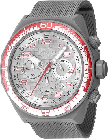 Invicta Racing Men 50.00mm Stainless Steel + Aluminum Red + Silver + Titanium Grey dial VD53 in Kuwait