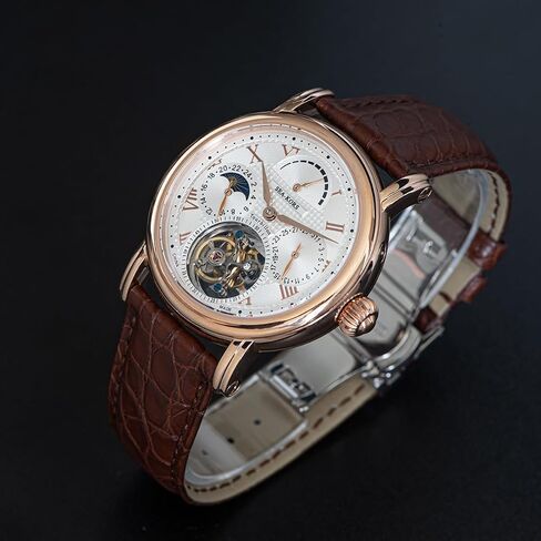 Sugess Seakors SE8007GW Tourbillon Master Bluesteel Seagull ST8007 مؤشر احتياطي الطاقة الميكانيكية للرجال ساعة معصم فاخرة in Kuwait