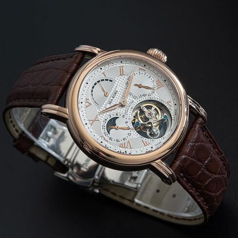 Sugess Seakors SE8007GW Tourbillon Master Bluesteel Seagull ST8007 مؤشر احتياطي الطاقة الميكانيكية للرجال ساعة معصم فاخرة in Kuwait