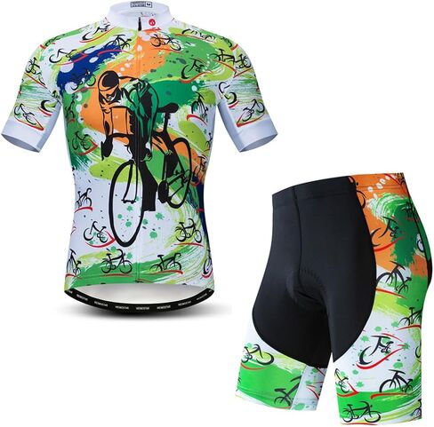 Men's Cycling Jersey Short Sleeve Road Bike Shirts Summer Bicycle Clothing Tops CF00 in Saudi Arabia