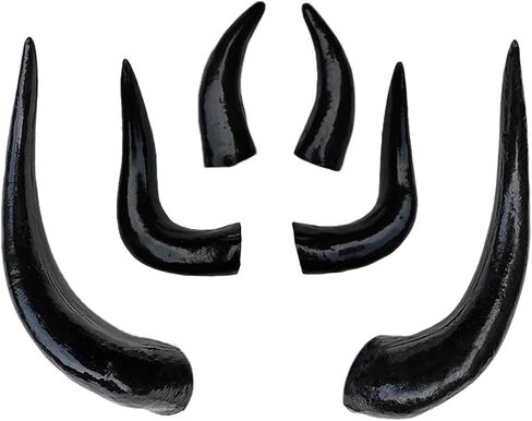 Realistic Faux Bull Horn Hairband Plastic Wonderful for Halloween and Special Occasion Headpieces Decors Outstanding in Saudi Arabia