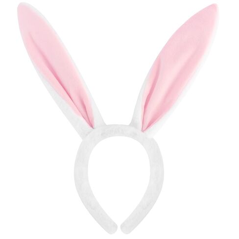 TODDER Cute Brown Bunny Ears Headband Fluffy Bendable Rabbit Ears Bunny Costume Accessories for Women Girls in Saudi Arabia