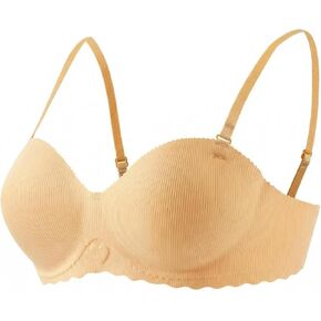Women's Strapless Push Up Bralette, Seamless Wireless Convertible Bra with Adjustable Straps in Saudi Arabia