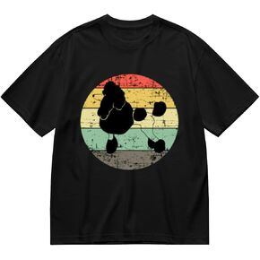 Men's Wind Resistant Short Sleeve T-Shirt, Vintage Retro Peace Love Dogs Outdoor Hiking Casual Top in Saudi Arabia