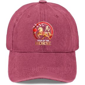 Chinese Year 2026 Hat Garde Caps for Boyfriends Wine Red in Kuwait
