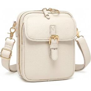LassZone Women Crossbody Bag Soft Vegan Leather Phone Purse Mini Shoulder Handbags Small Messenger Bag with Card Slots in Saudi Arabia