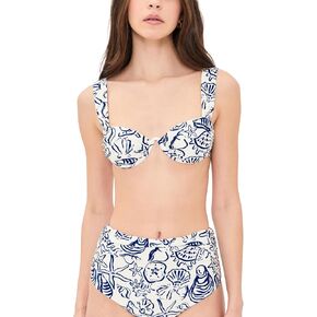 SIMKHAI Women's Anniston Ruched Cup Bikini Top in Saudi Arabia