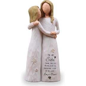 Sister Gifts for Sister, Sisters Birthday Gifts, Gift for Friend Woman, Sculpted Hand-Painted Figurine in Saudi Arabia