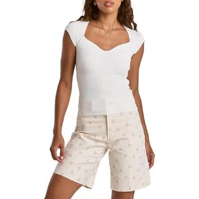 DEAR JOHN Women's DamaRise Sweetheart Neck Top in Saudi Arabia