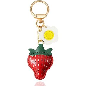 Strawberry Bag Charms Keychain for Handbag Daisy Purse Charm Bag Accessories Gift for Women in Saudi Arabia