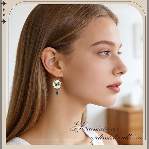 Hummingbird Gifts for Women,Hummingbird Dangle Earrings for Women,Vintage Bird Earrings, Mothers Day Christmas Birthday Gifts for Mom Grandma Sister Friends in Saudi Arabia