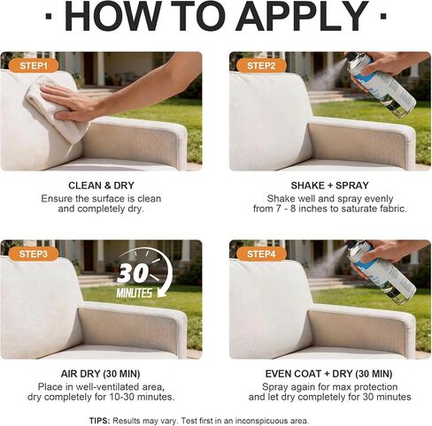 Fabric Shoe Protector Spray: Waterproof Spray for Shoes - Fabric Protector Spray for Leather Nubuck Suede Boots and Canvas in Saudi Arabia