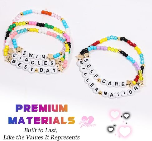 AICase for Mac Merch Miller Gifts Inspired Bracelets 5 Pcs Stackable Stretch Beaded Friendship Bracelets Concert Outfit Vinyl Poster Sticker Merchandise Gifts for Fans Women Birthday Christmas in Kuwait