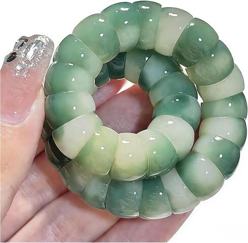Fidget Bracelet Natural Bodhi Seeds Beaded Strentch Bracelet Anxiety Fidget Bracelets Alleviate Anxiety Relief Protection Healing Jewelry Gifts for Women in Saudi Arabia