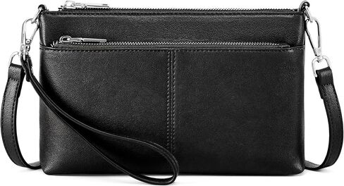 Wristlet Wallets For Women Small Rfid Crossbody Clutch Wallet Vegan Leather Trendy Shoulder Handbag for Women in Saudi Arabia