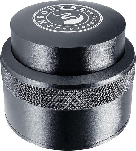 NEOUZA 49mm Coffee Palm Tamper Barista Leveler Tool Spring Loaded Stainless Steel Flat Base for Espresso Machine Portafilter in Saudi Arabia