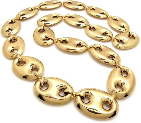 NEW HIP HOP MARINA CHAIN / 27mm/30" MARINA CHAIN HIP HOP NECKLACE - XC517G in Saudi Arabia
