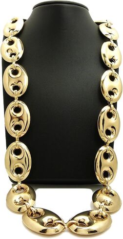 NEW HIP HOP MARINA CHAIN / 27mm/30" MARINA CHAIN HIP HOP NECKLACE - XC517G in Saudi Arabia