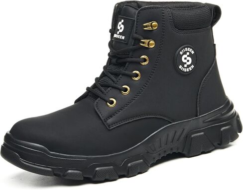 Steel Toe Boots for Men Women Comfortable Lightweight Work Boots for Men Industrial Construction Boot Non Slip Work Shoes in Saudi Arabia